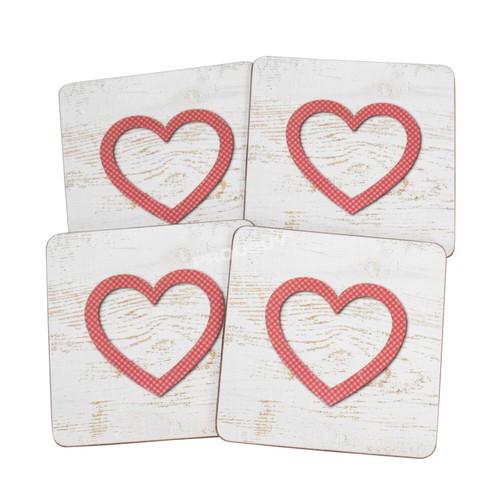 Set red heart - of, drinks