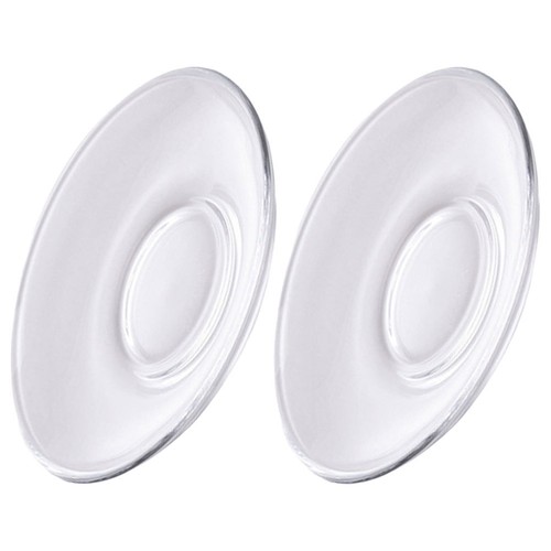 2pcs reusable glass cup mats - 2pcs,