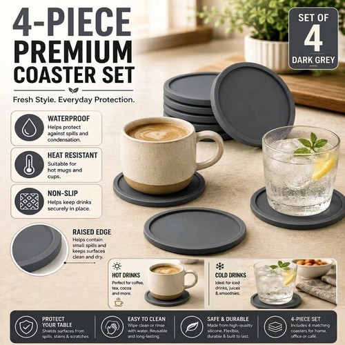 Pack silicone coasters - pack,