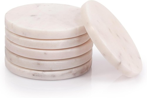 Ehc marble drink coasters - marble,