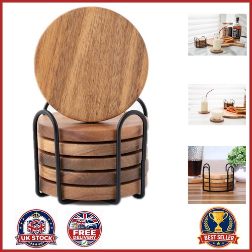 Wooden coasters for glasses - wooden,