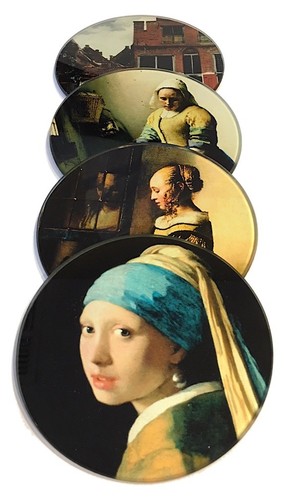 Vermeer paintings glass drink - glass,