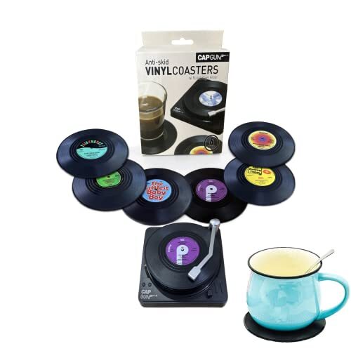 Vinyl record coasters for - record,