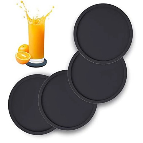 Non slip round black silicone - non-slip,