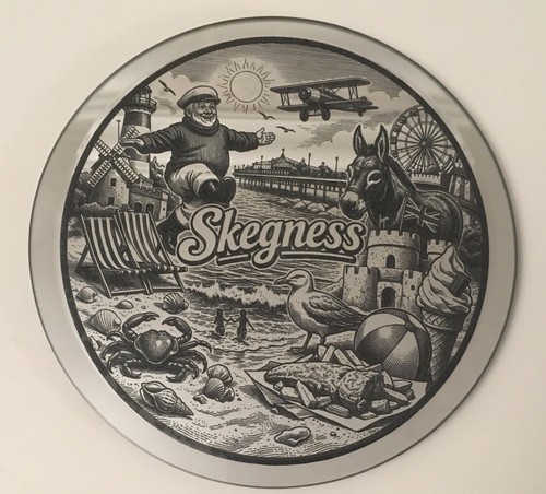 Skegness souvenir glass mirror - souvenir,