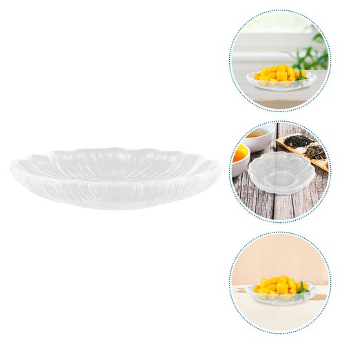Transparent delicate glass tea - transparent,